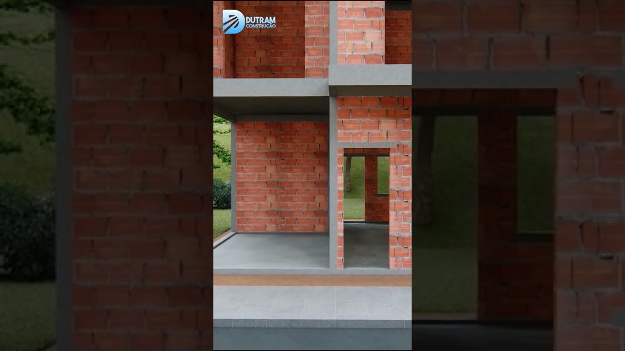 O SOBRADO MAIS F&Aacute;CIL COM GARAGEM | #shorts #construction