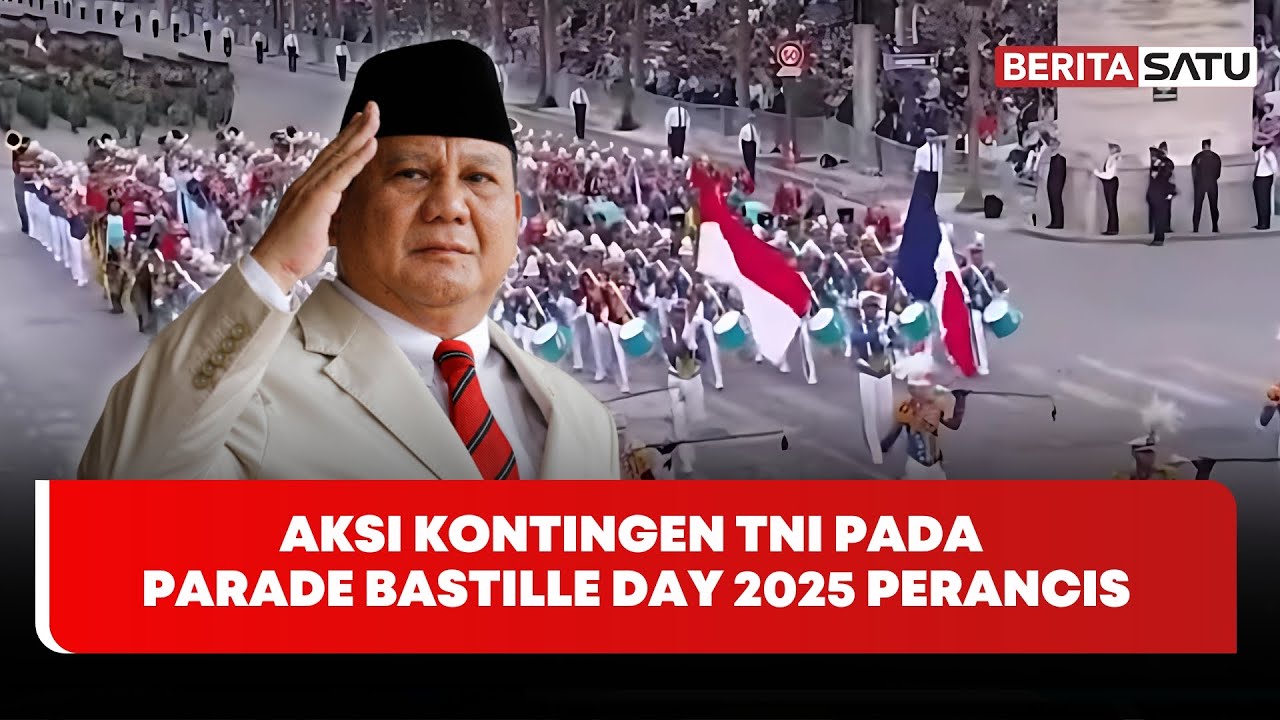 [FULL] Aksi Kontingen TNI pada Parade Bastille Day 2025 di Paris, Prancis #beritasatu