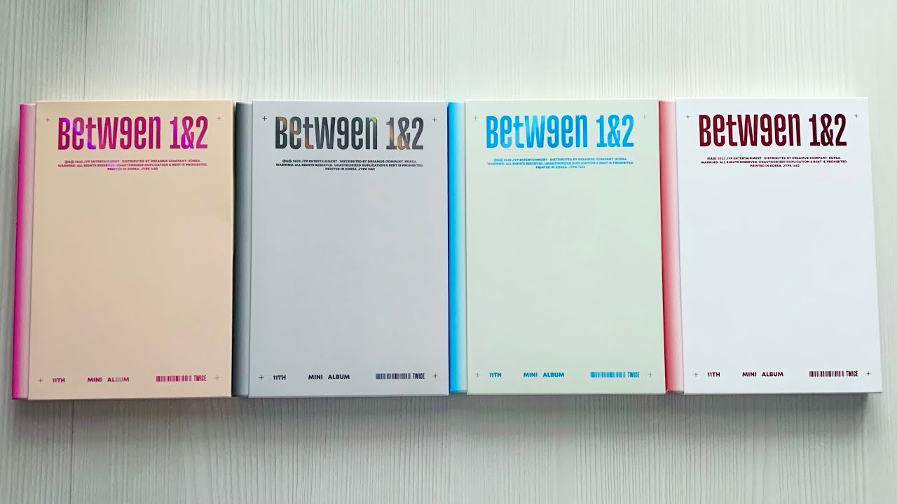 Распаковка альбома TWICE / Unboxing album TWICE BETWEEN 1&2 (9 copies)