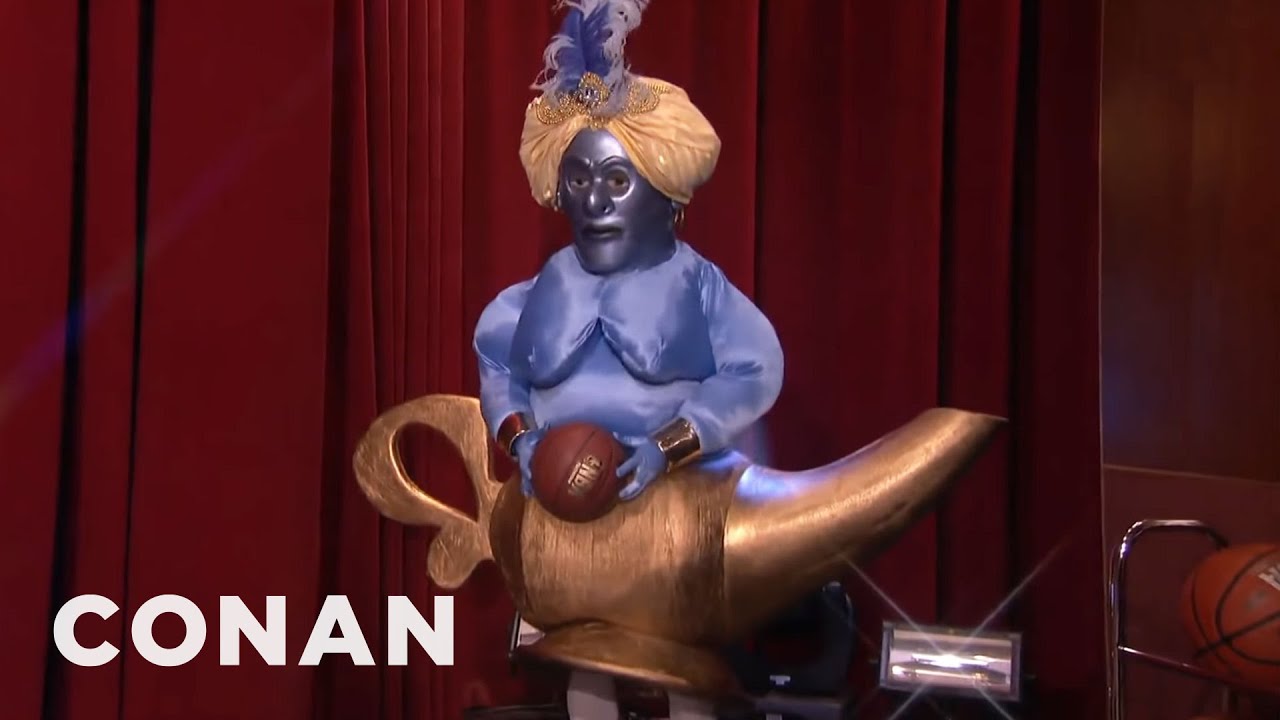 Overweight Genie Stuck In A Lamp & More NCAA Mascots That Shouldn’t Dunk | CONAN on TBS