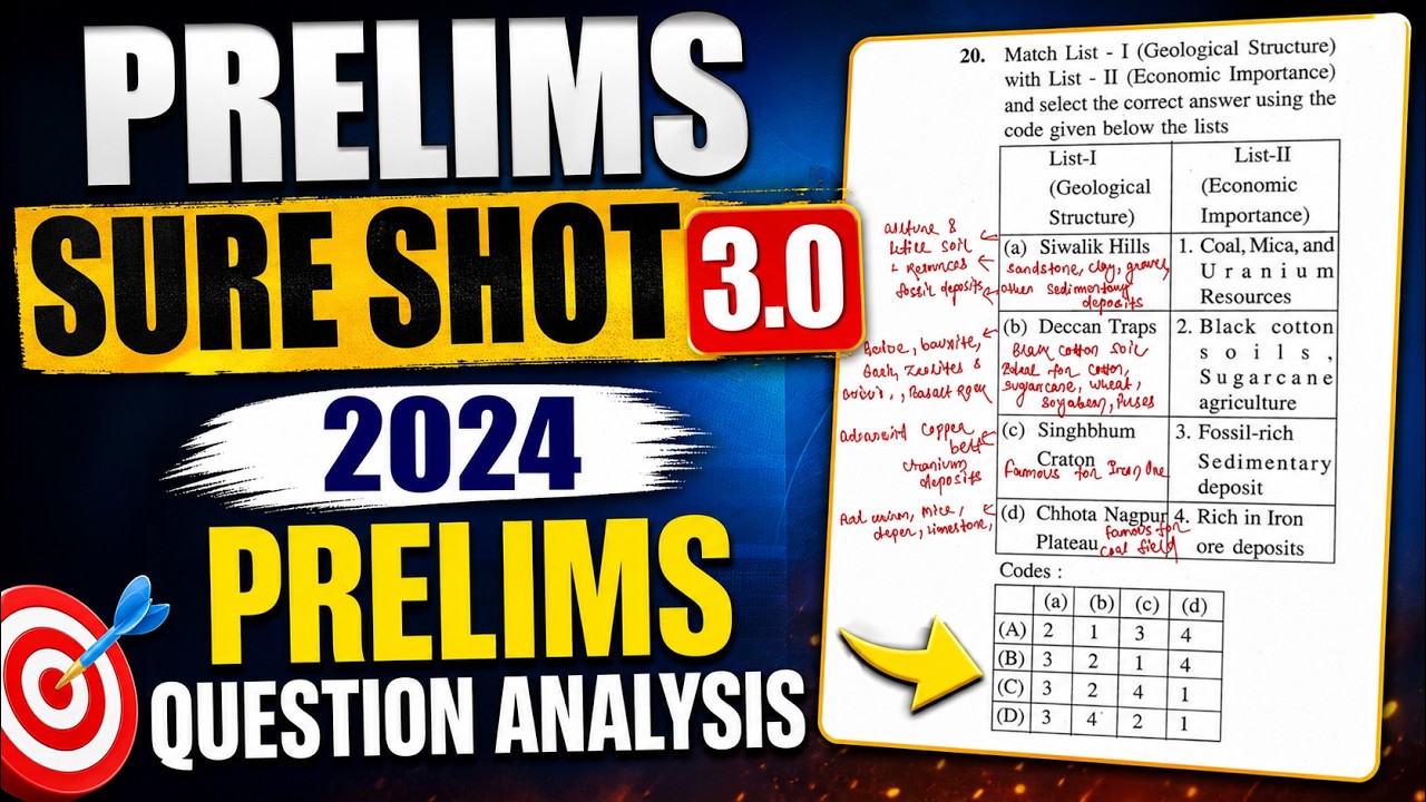 2024 Prelims Question Analysis | Prelims Sure Shot | OPSC Prelims | OAS Prelims