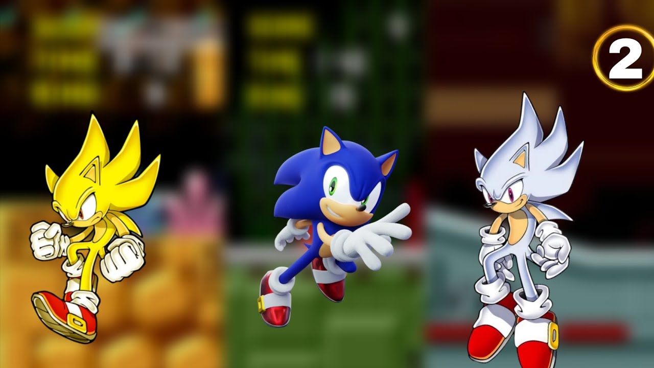 هايبر سونيك و سوبر سونيك في سونيك 1 🥶🤯