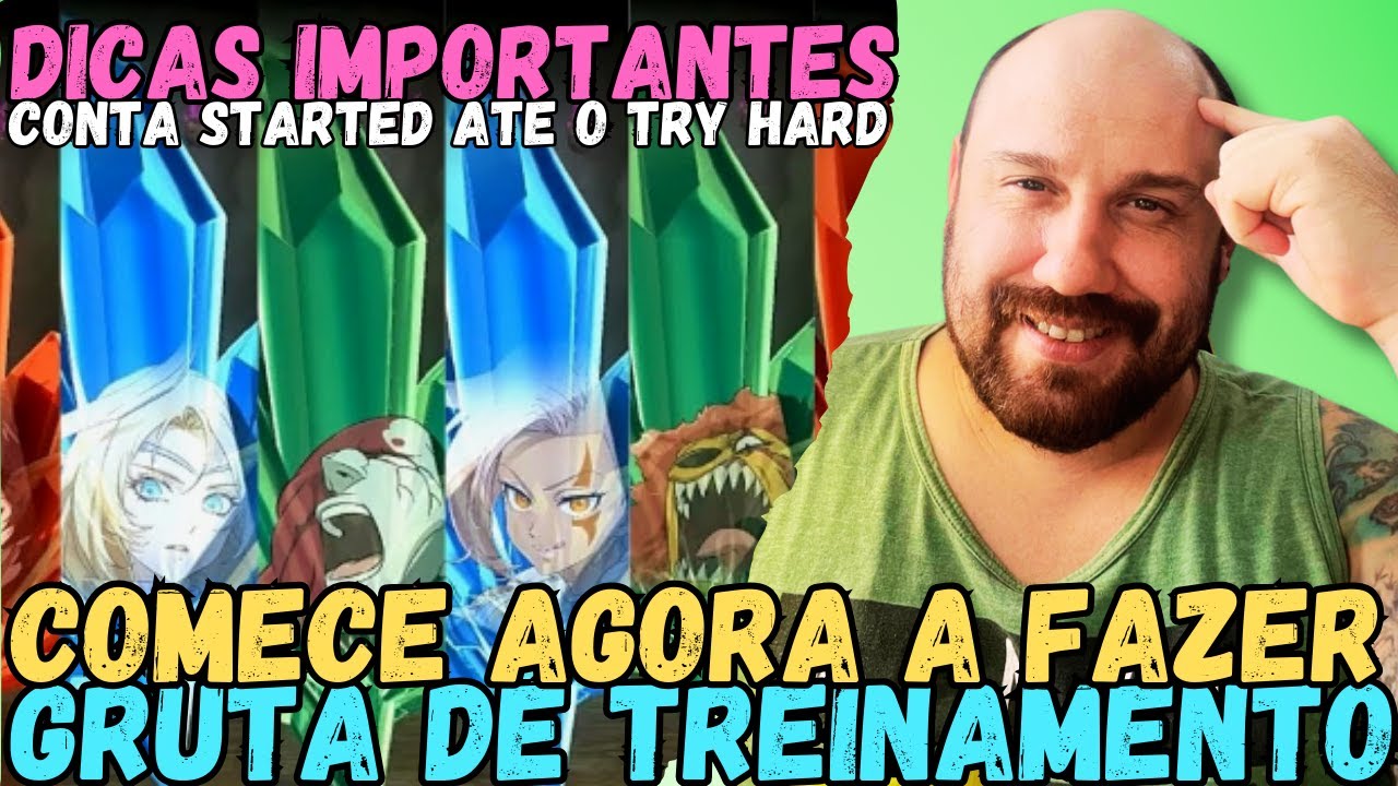 DICAS IMPORTANTES! PARA COMEÇAR FAZER A GRUTA DE TREINAMENTO | 7DS The Seven Deadly Sins Grand Cross