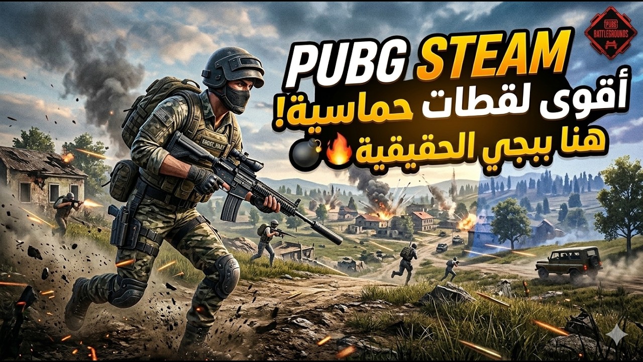ببجي ستيم هنا ببجي الحقيقية (: pubg steam