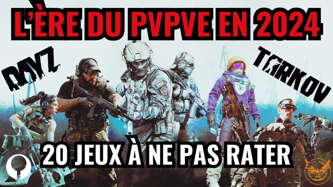PVPVE : LA NOUVELLE TENDANCE : 20 JEUX D'EXTRACTION ET SURVIE INCONTOURNABLES