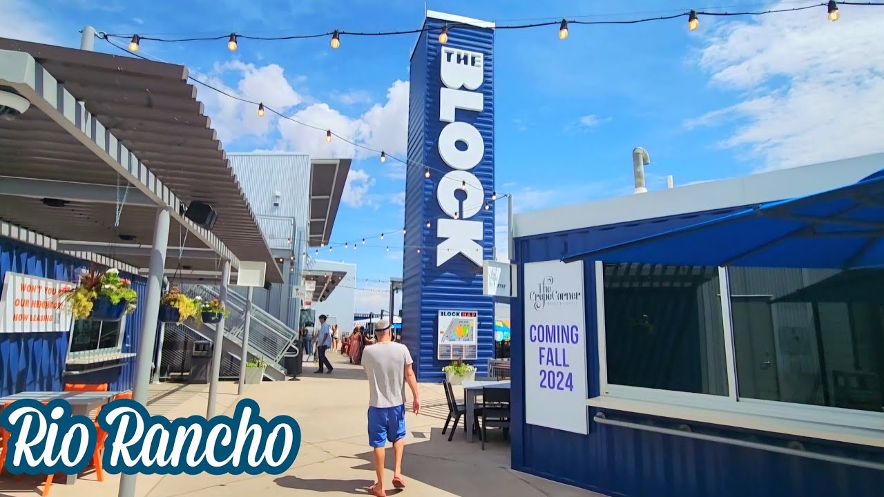 'The Block' in Rio Rancho, New Mexico | Food & Entertainment Venue with Unique Shipping Containers