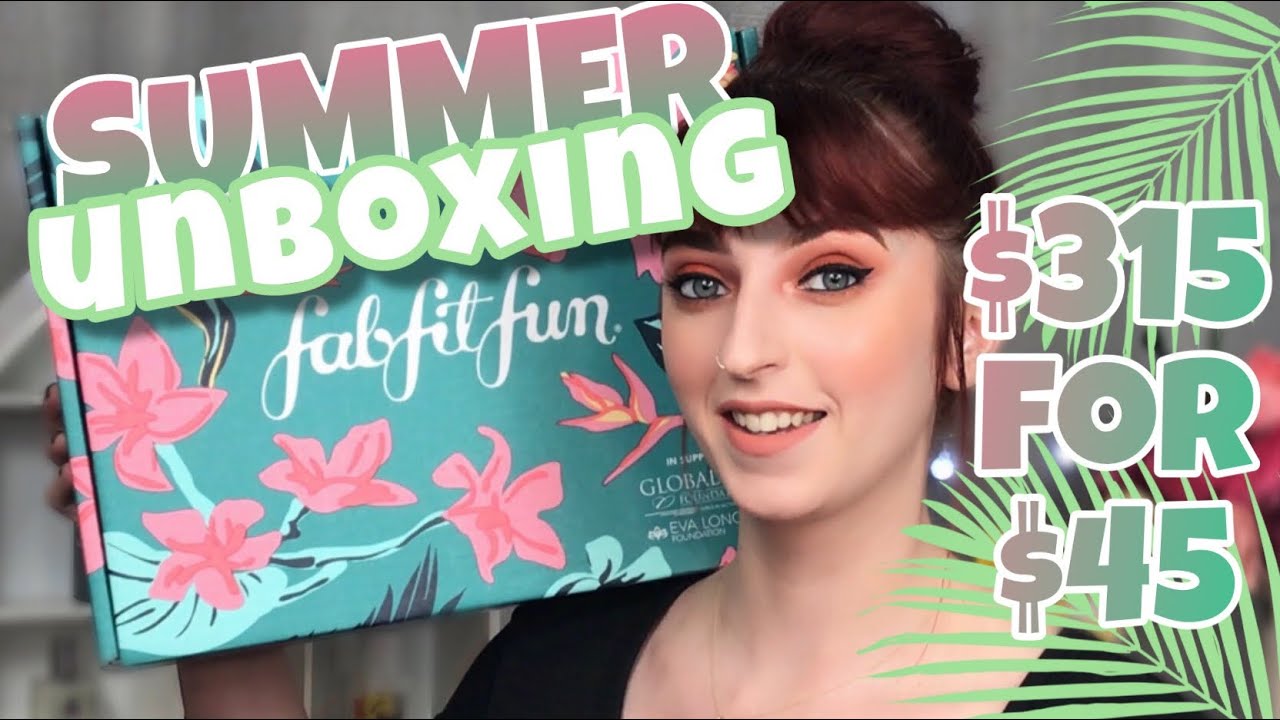 What's Inside?? FabFitFun SUMMER 2019 Box + My Choices and Add-Ons