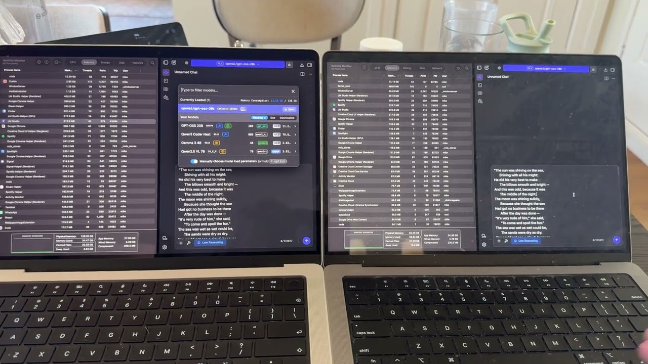 M1 Max 64GB vs M5 Max 128GB - LM Studio