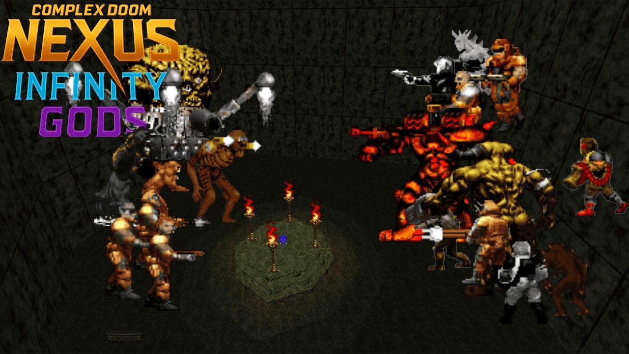 Complex Doom Nexus Infinity Gods (Beta) FreeDoom Phase 1 E3M4 - E4M2 + Bonus!