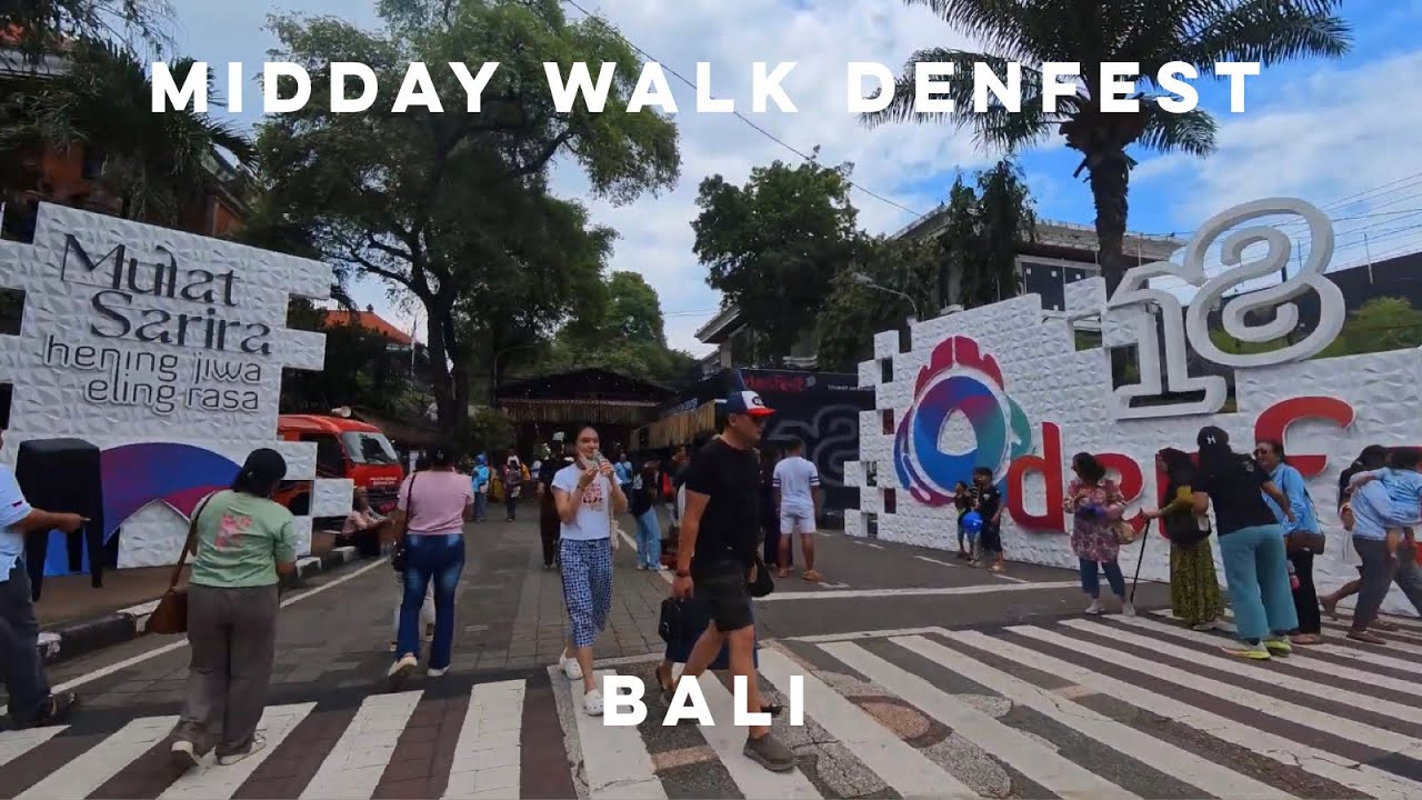Is Denfest Worth Visiting During the Day? | Denpasar Festival 2025 (4K)