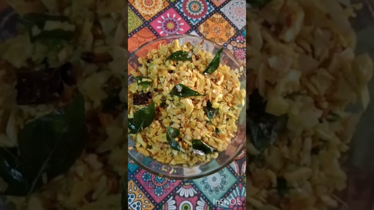 തനി നാടൻ ചകിനി തോരൻ [jackfruit rags toran] 