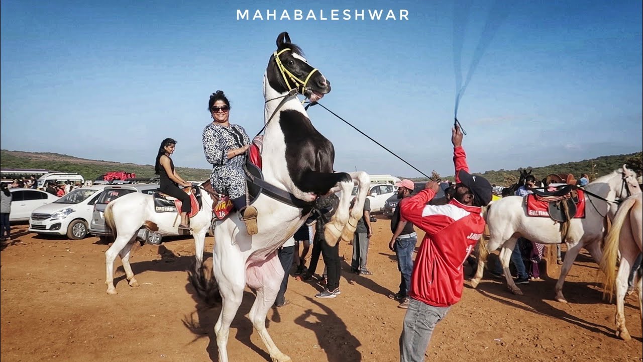 Mom did Horse Wheelie at Venna Lake MAHABALESHWAR
