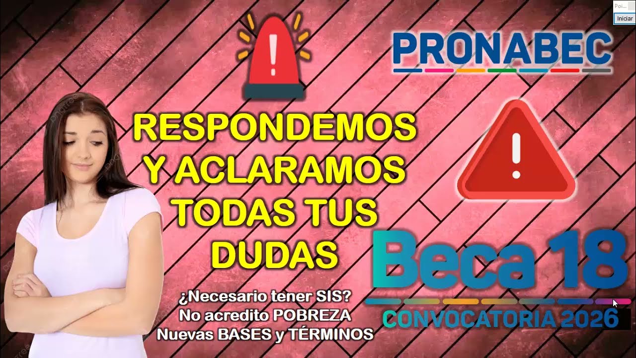 Despejamos tus dudas y preguntas BECA 18 2026 / PRONABEC ✅ #beca18  #becaperu #pronabec