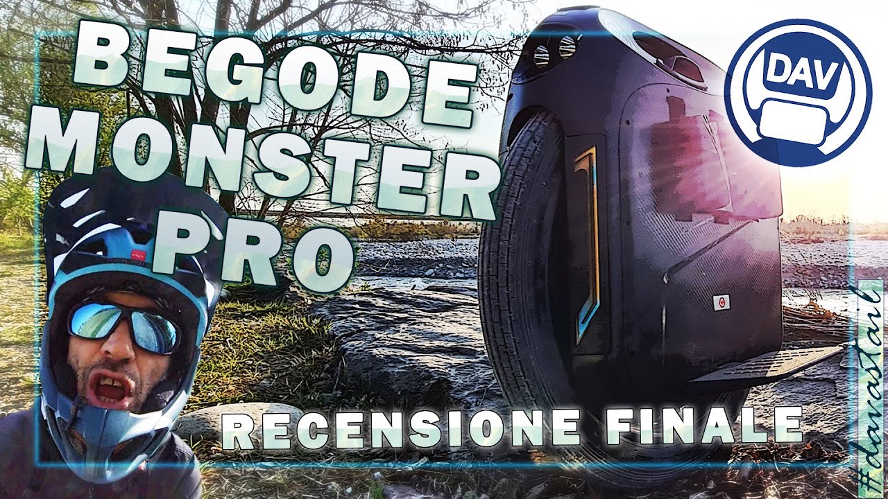 Recensione finale Monowheel Begode Monster Pro Ita