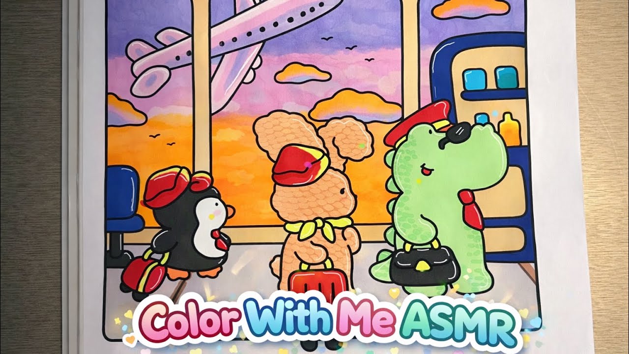 Color With Me ASMR (3 Minutes) | Fuzzy Workies