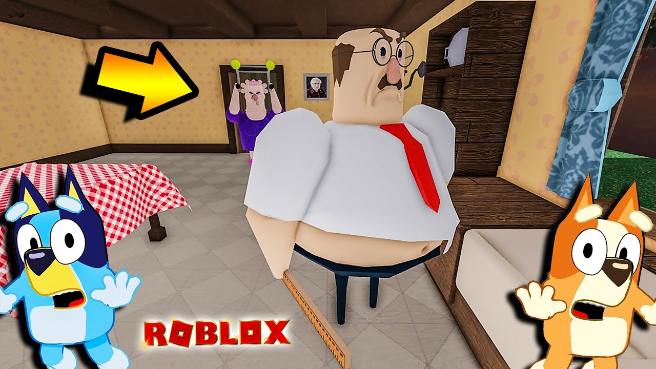 MR PICKLE VISITS GRUMPY GRAN!? ! Bingo Plays #roblox  #obby