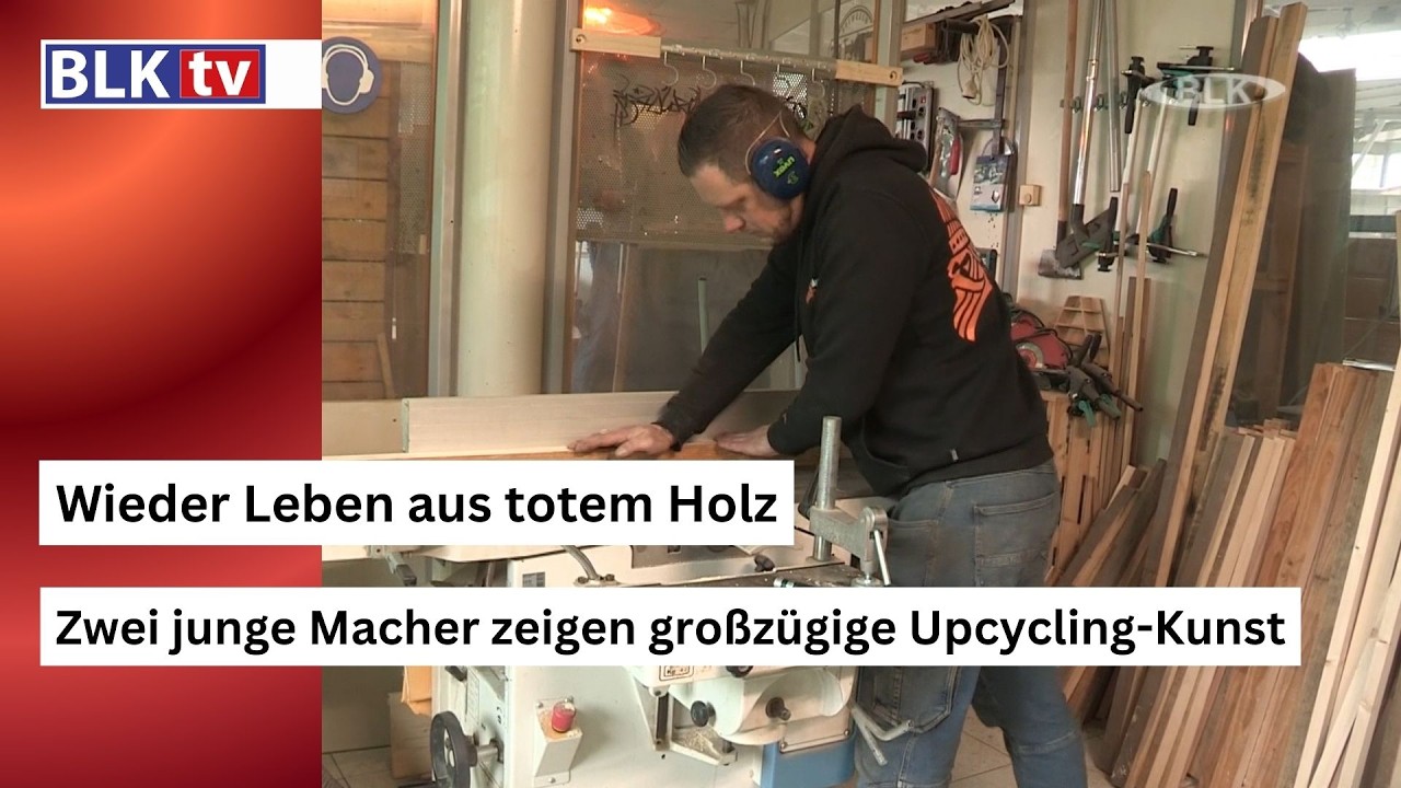 Wieder Leben aus totem Holz – Zwei junge Macher zeigen großzügige Upcycling-Kunst