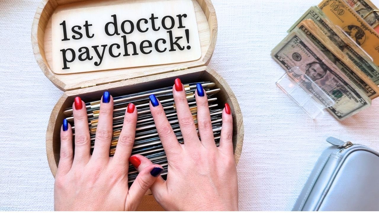 First Doctor Paycheck Savings! | July Cash Stuffing Week 1