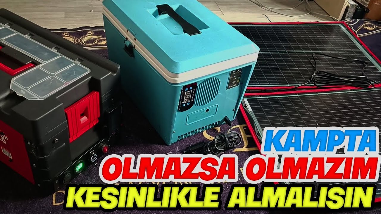Kampta Olmazsa Olmaz Sonsuz Enerji - SOLAR GÜÇ KAYNAĞI - 1280W LiFePO4