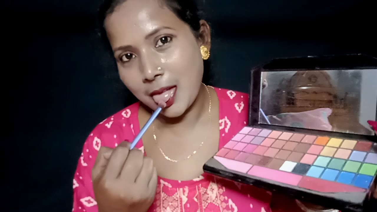 ASMR Doing Your Spit Painting Makeup 💄🍒