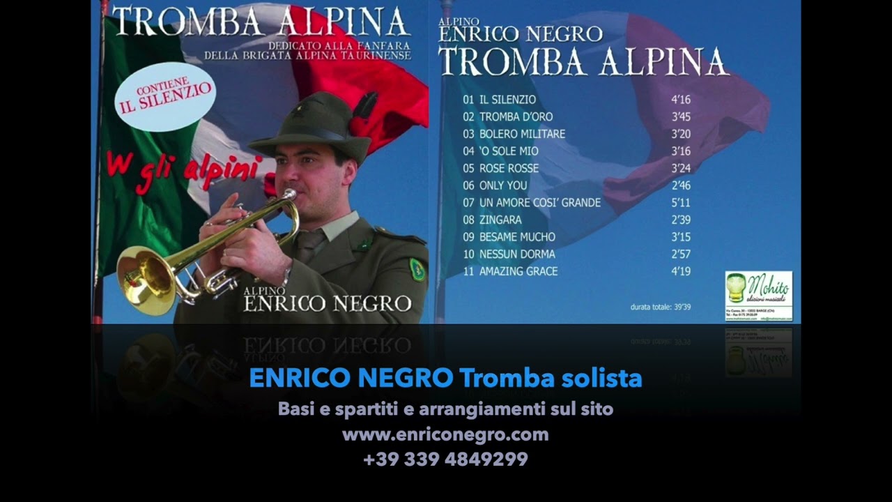 ENRICO NEGRO tromba solista - BESAME MUCHO - disco TROMBA ALPINA dedicato alla Fanfara Taurinense