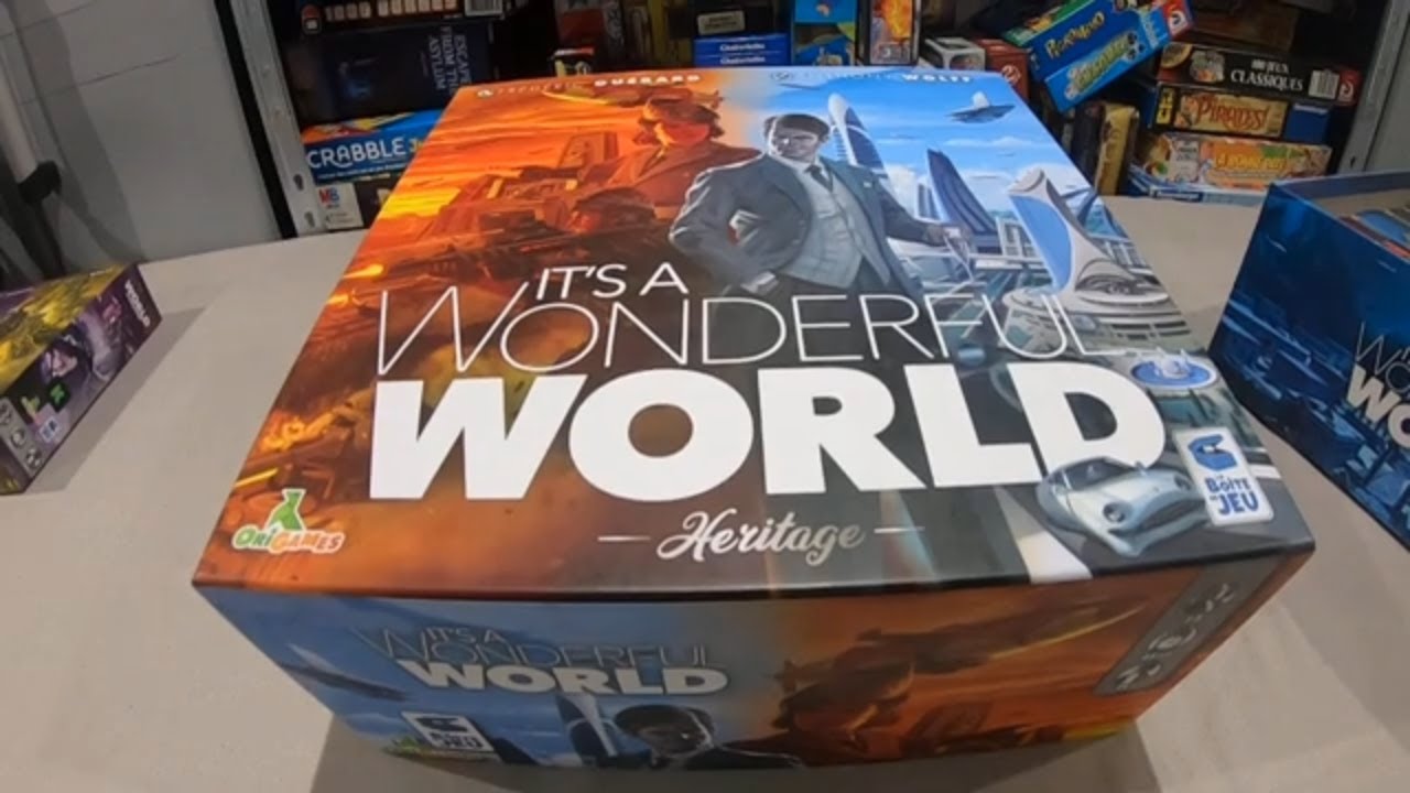 It's a Wonderful World Unboxing - Edition Kickstarter version Héritage
