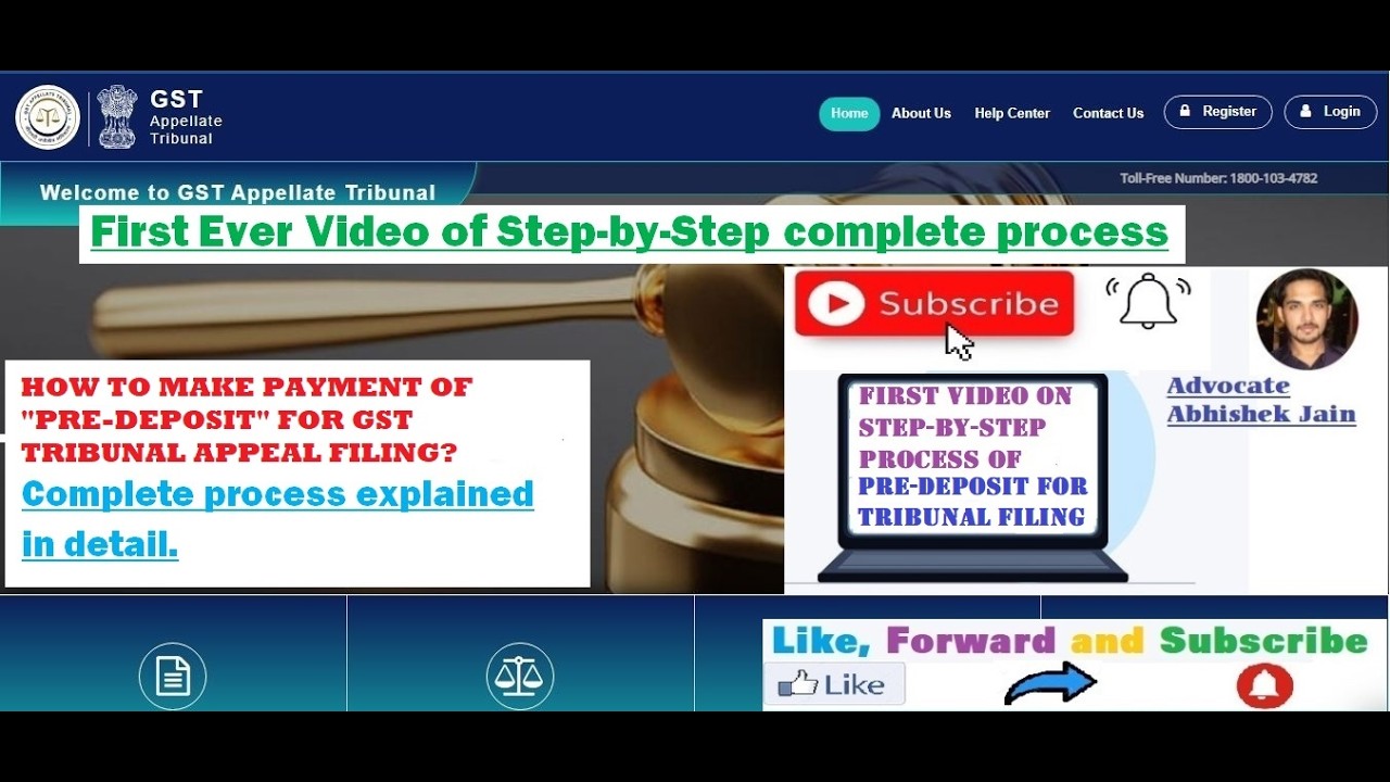 How to Pre-Deposit the stay amount for GST Tribunal Appeal? Stay Amount in GST Tribunal #gstat #stay