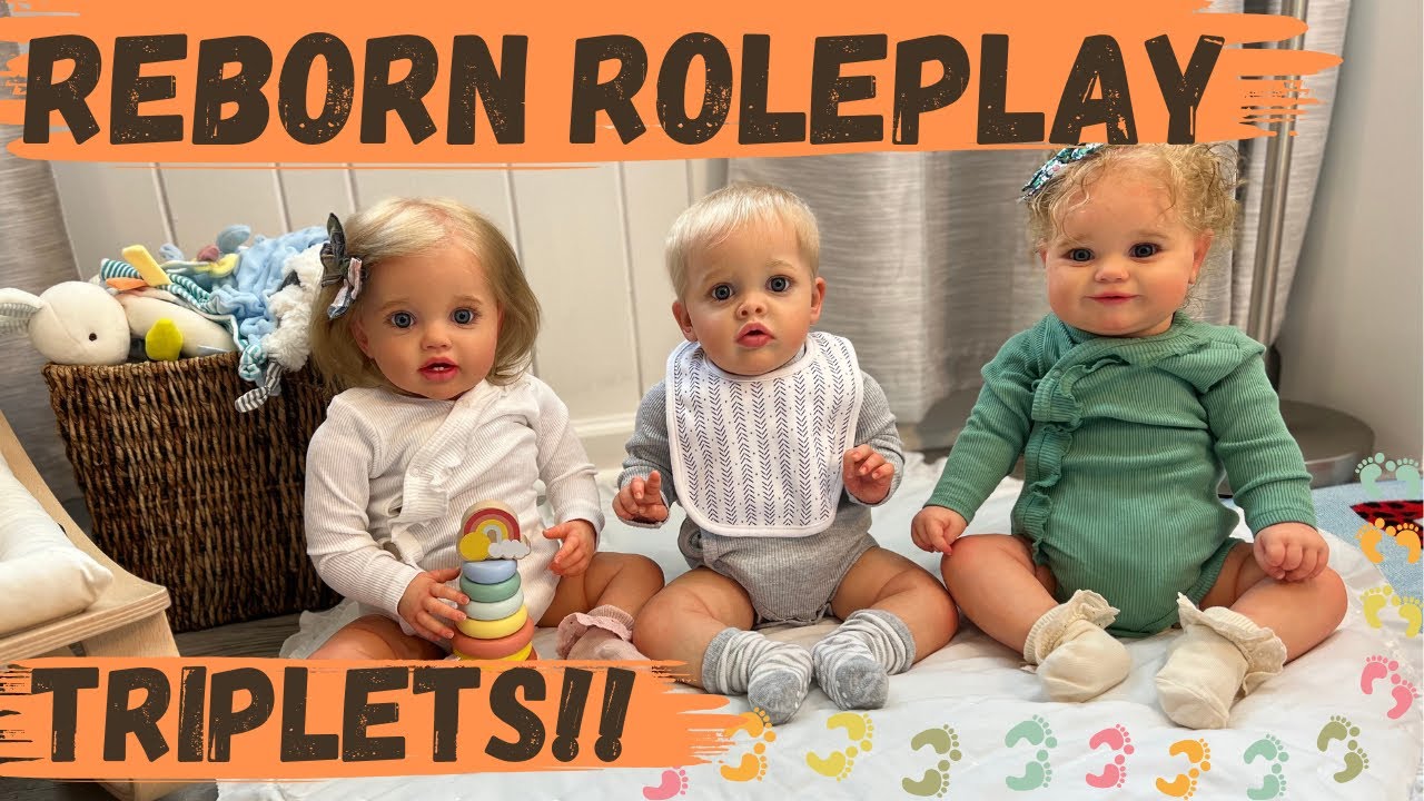 BUSY Morning With Reborn Triplets | Pippa Gets A New Bed #reborn #rebornroleplay #rebornbaby
