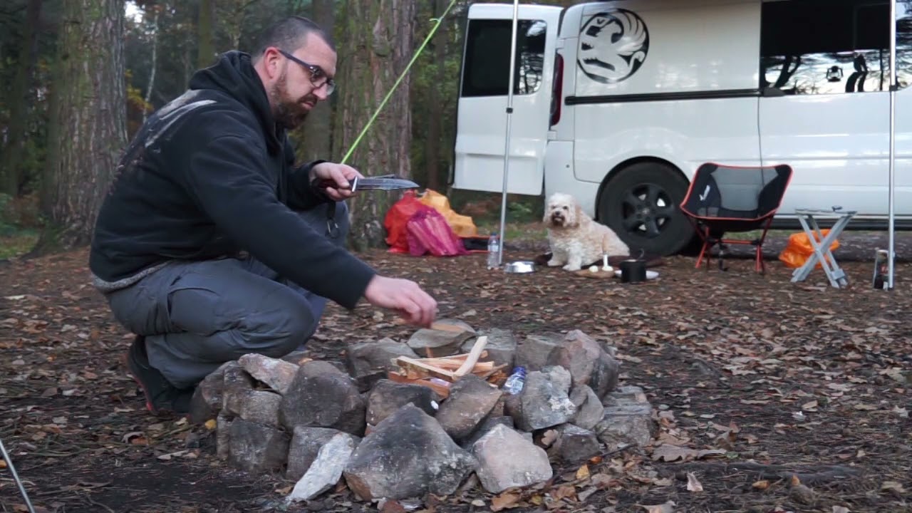 Forest Camp at Brockwell Woods in a Vivaro Camper