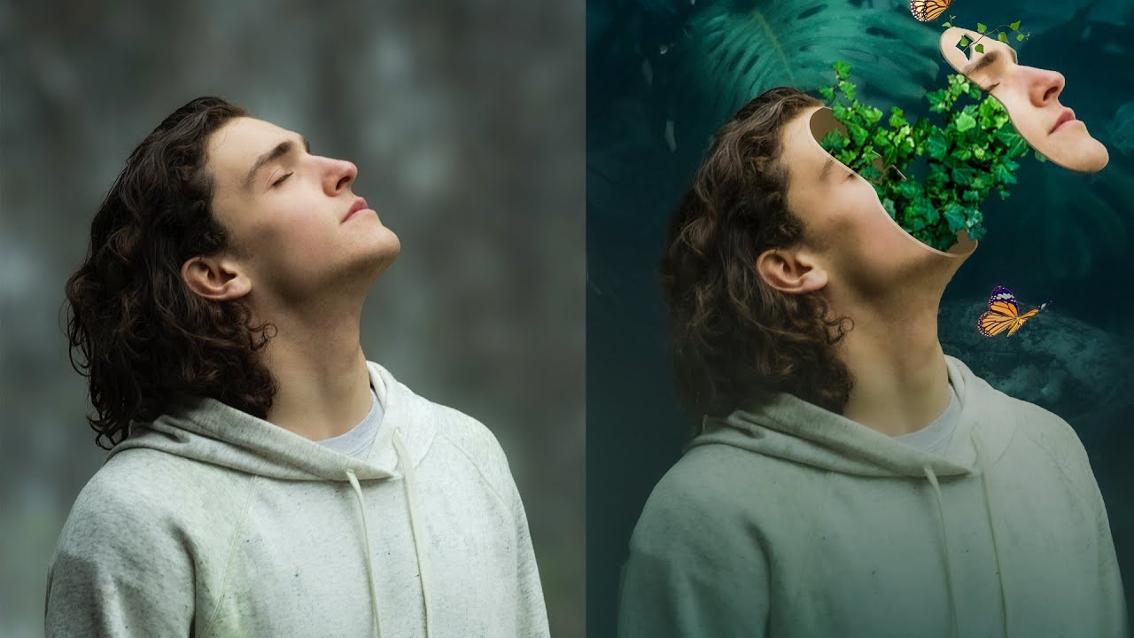 Plant Face Effect Photoshop Tutorial