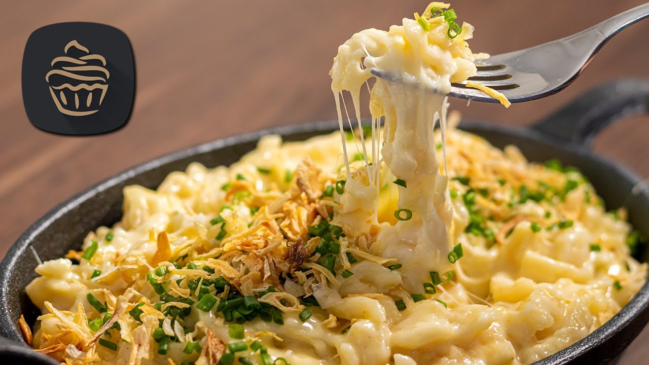 Achtung Suchtgefahr: Käsespätzle mal anders – extra cremig mit Obers!