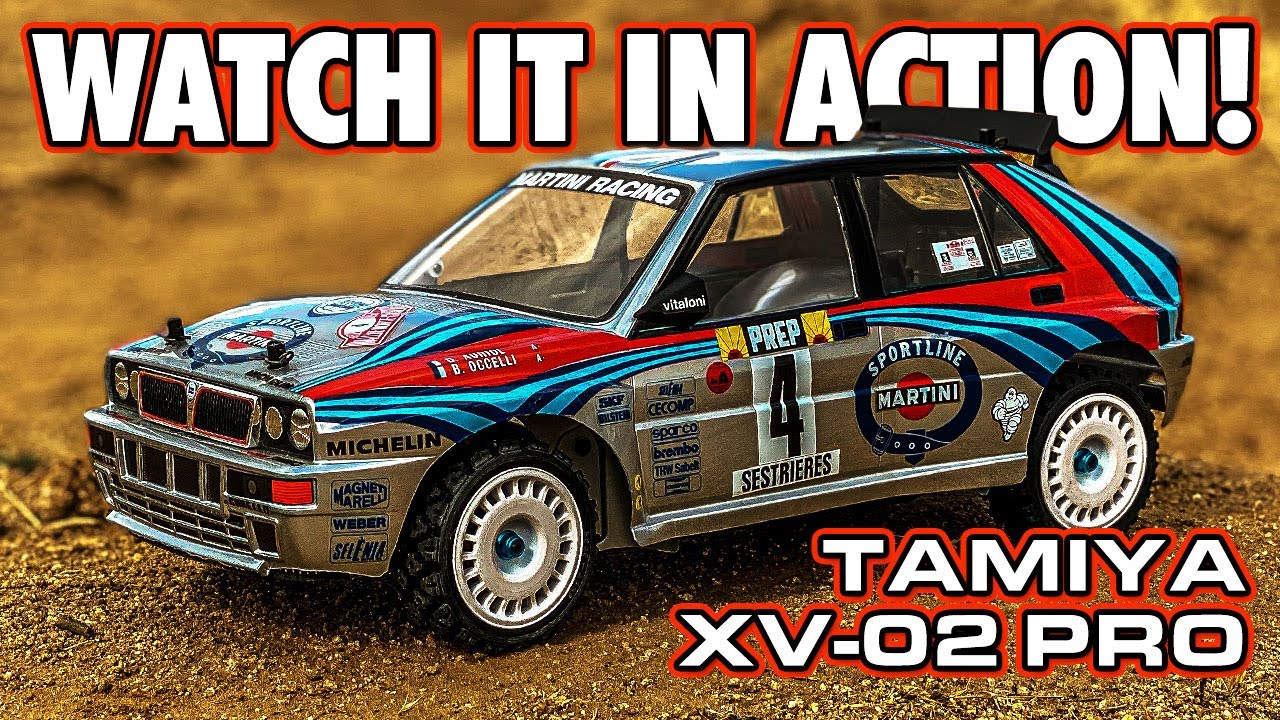 WATCH IT IN ACTION! Tamiya XV-02 Pro Rally Car
