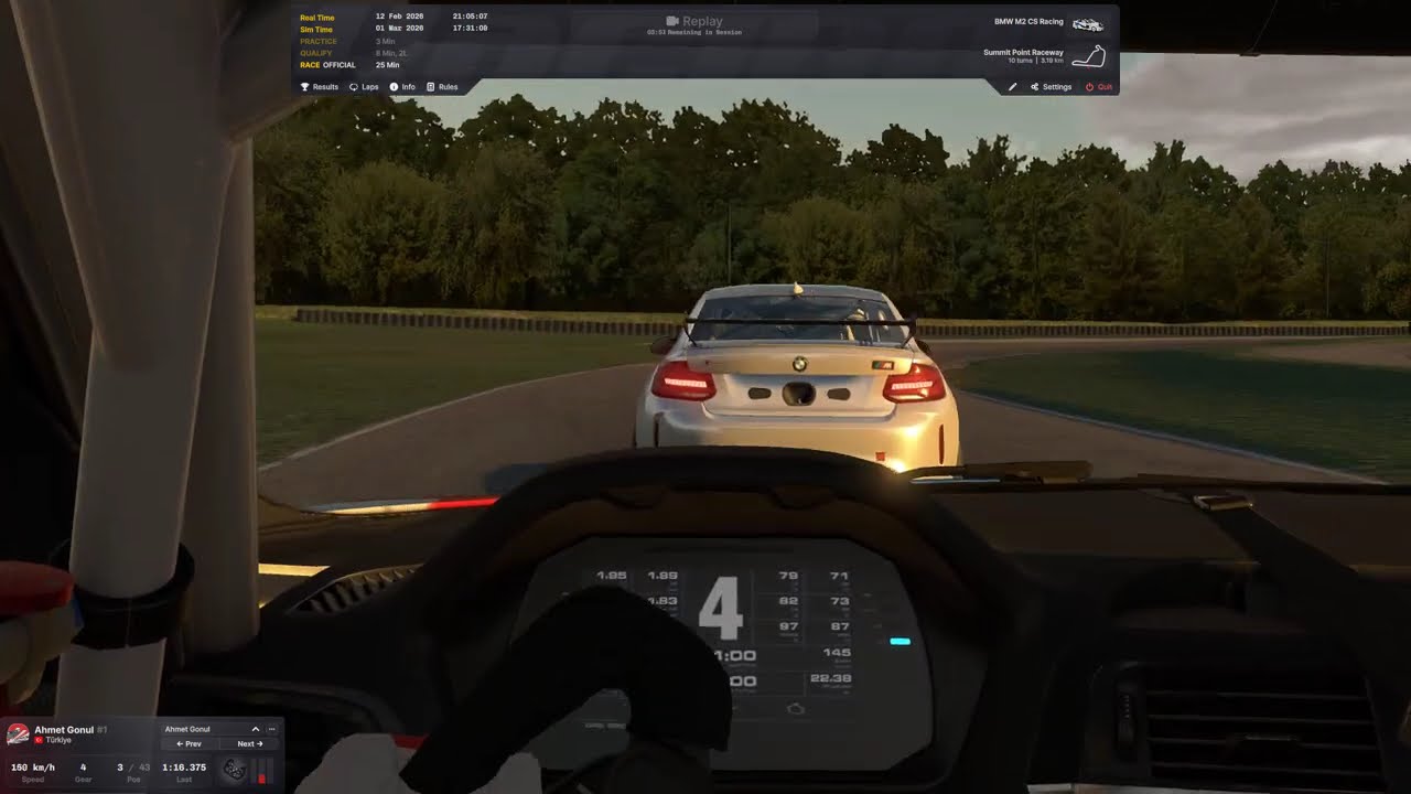 iRacing M2 Multiclass Racing Summit Point Top Split Race Win