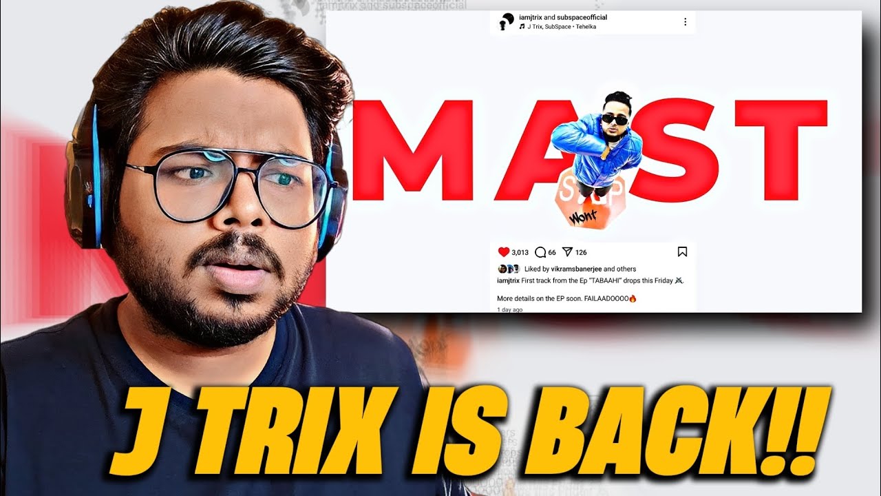 J TRIX - MAST REACTION!