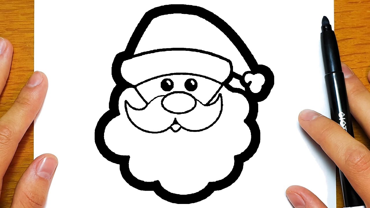 COME DISEGNARE BABBO NATALE PER NATALE | Disegni facili ed educativi