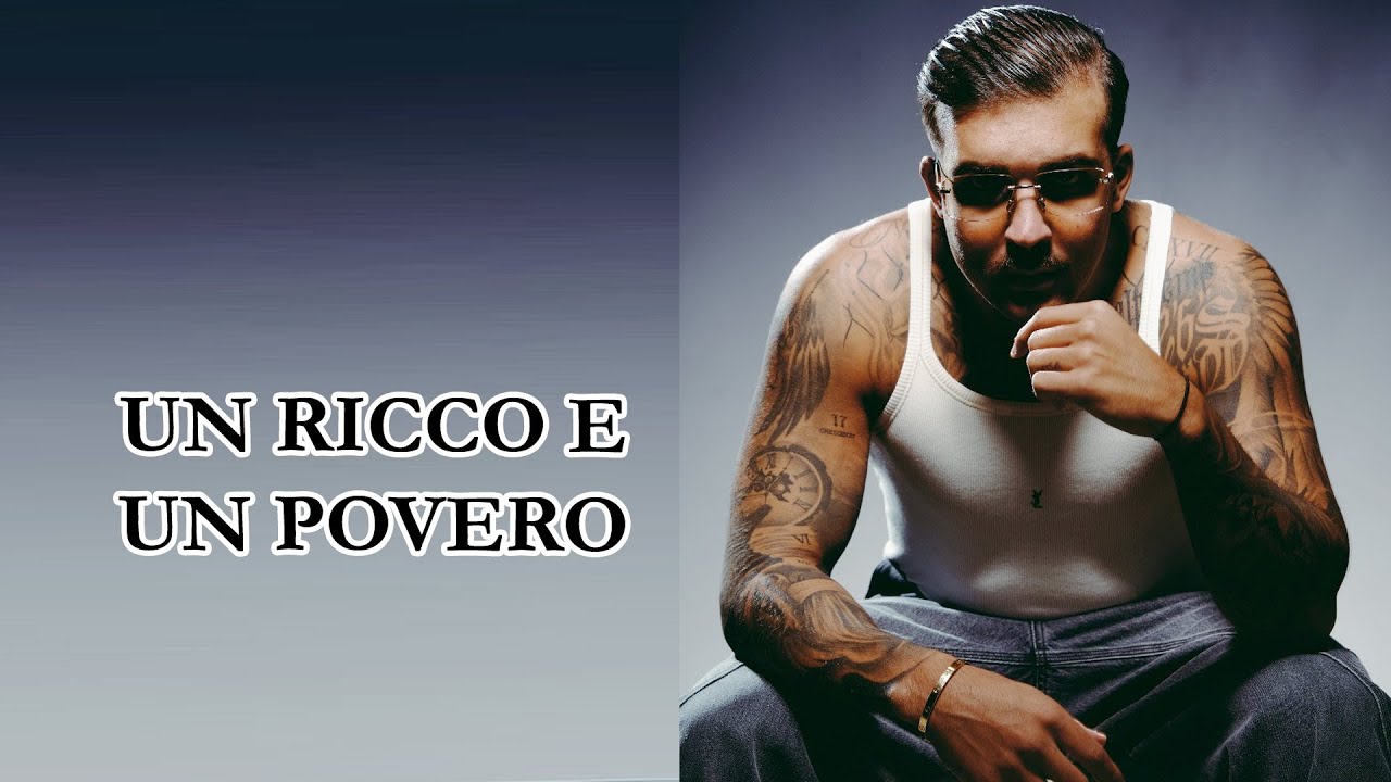 Geolier - Текст песни "A RICH MAN AND A POOR"