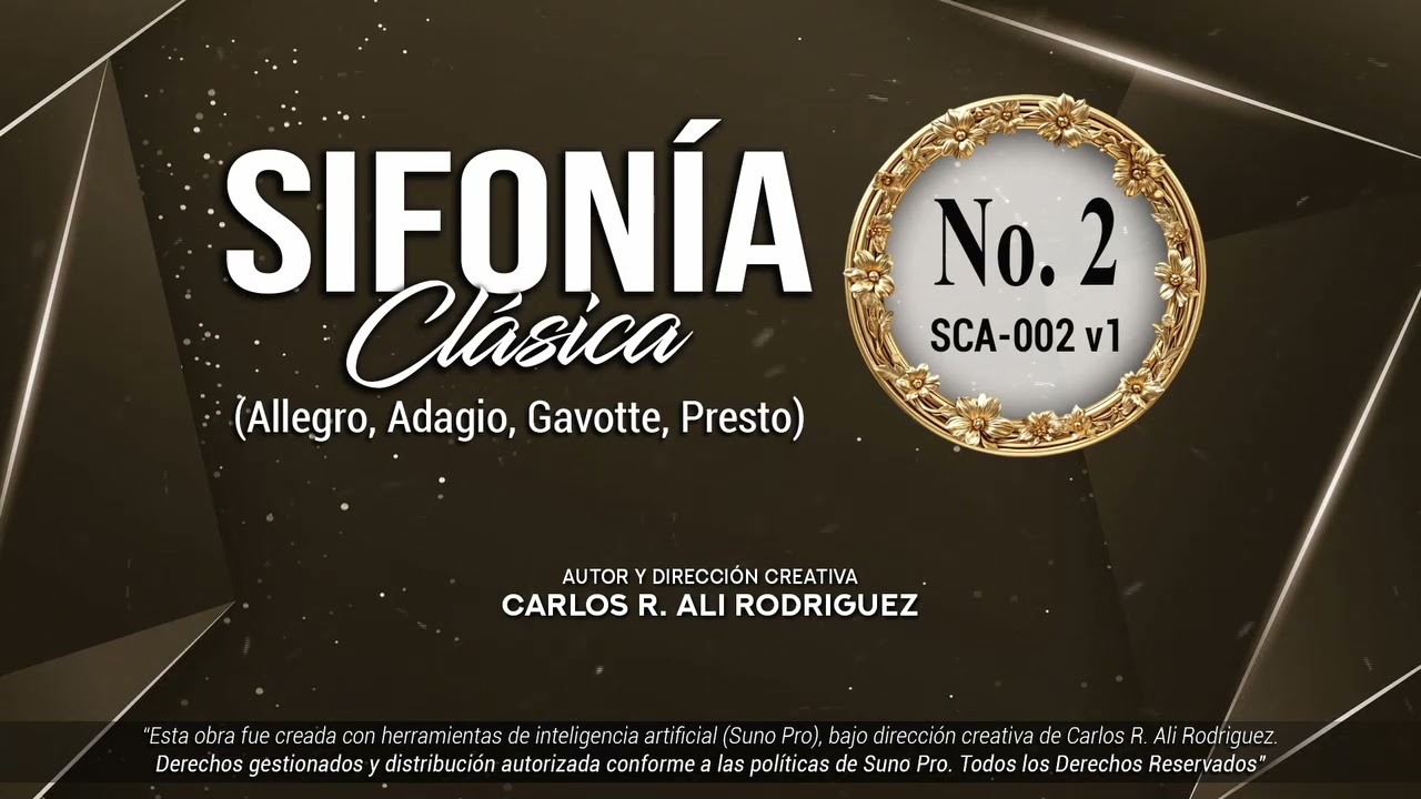 Sinfonía No. 2 – Música clásica para estudiar | Allegro, Adagio, Gavotte, Presto | SCA-002 v1