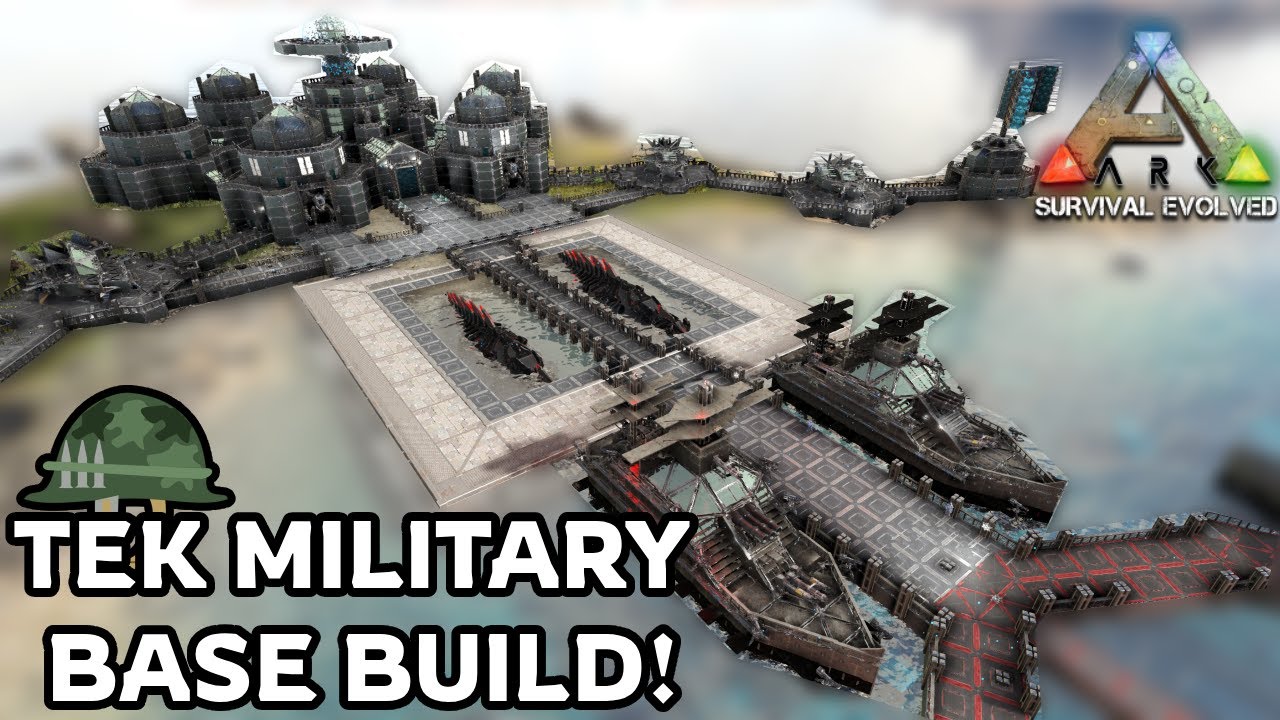 ARK: Tek Military Base build!