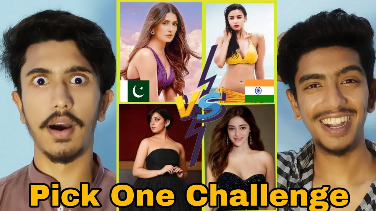 Choose One Challenge - Pakistani Vs Indian Actresses | Reaction Box