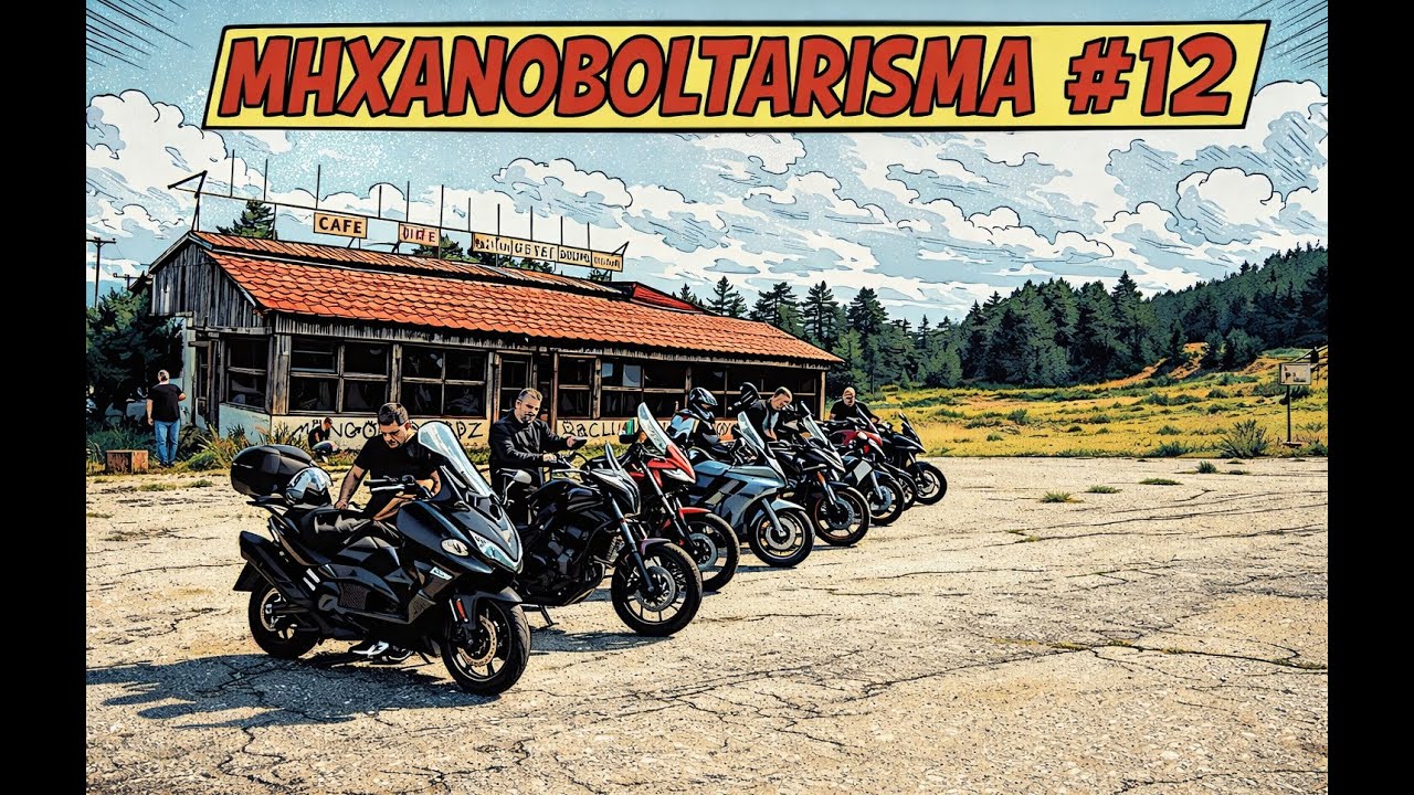 Μετέωρα - Αυχένας Κατάρας. Μηχανοβολτάρισμα 12 - Honda NX500