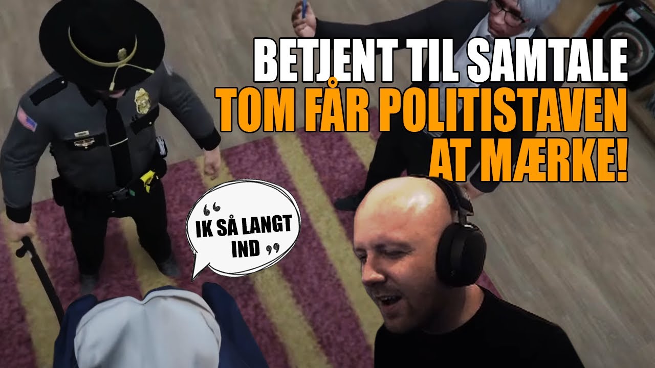 GTA RP | Politibetjent til psykologsamtale (Tom får politistaven at mærke) | Episode 4