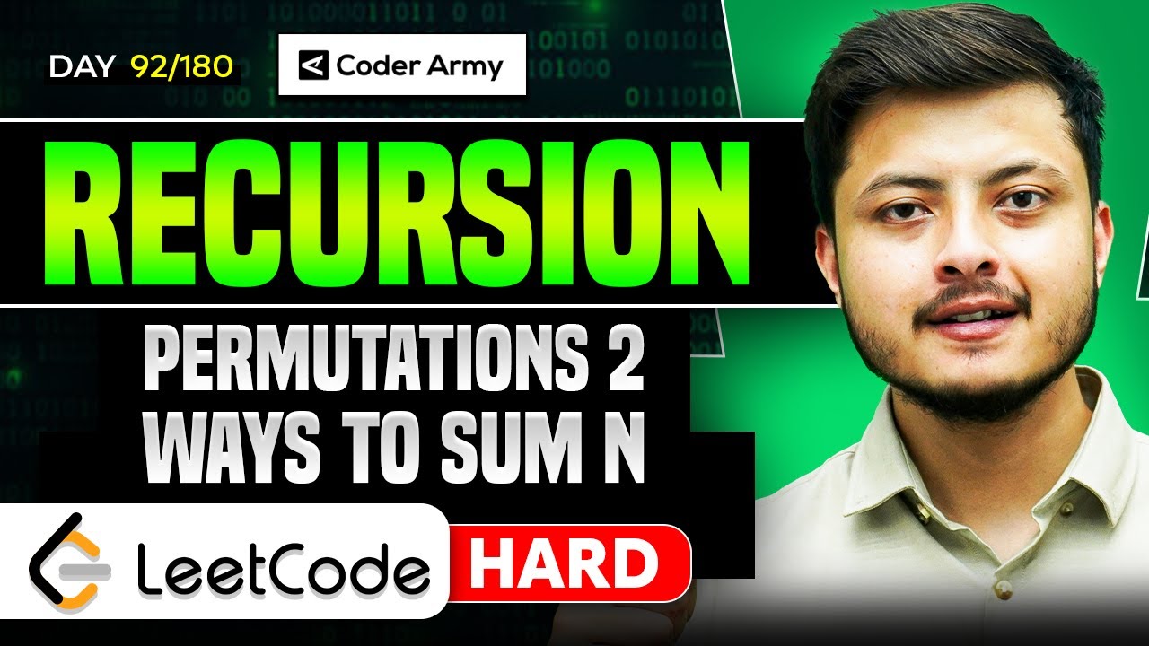 Lecture 65: Permutation with repetition || Ways to Sum N