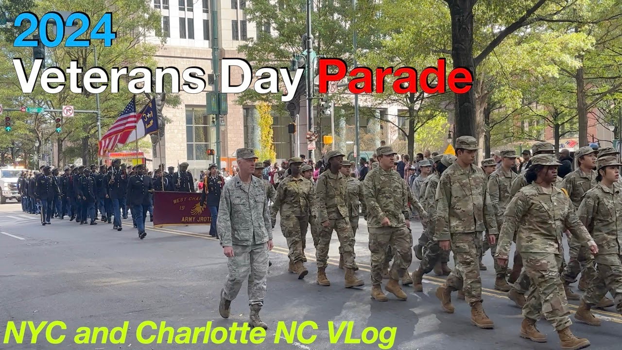 Charlotte NC - Salute to Veterans Parade. Happy Veterans Day to all our Vets!