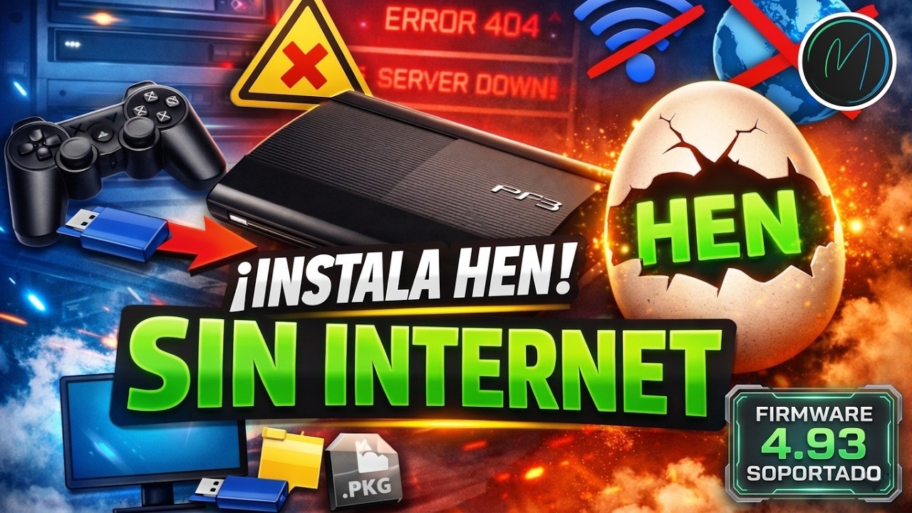 Así se instala HEN en PS3 en 2026 (Offline y estable)