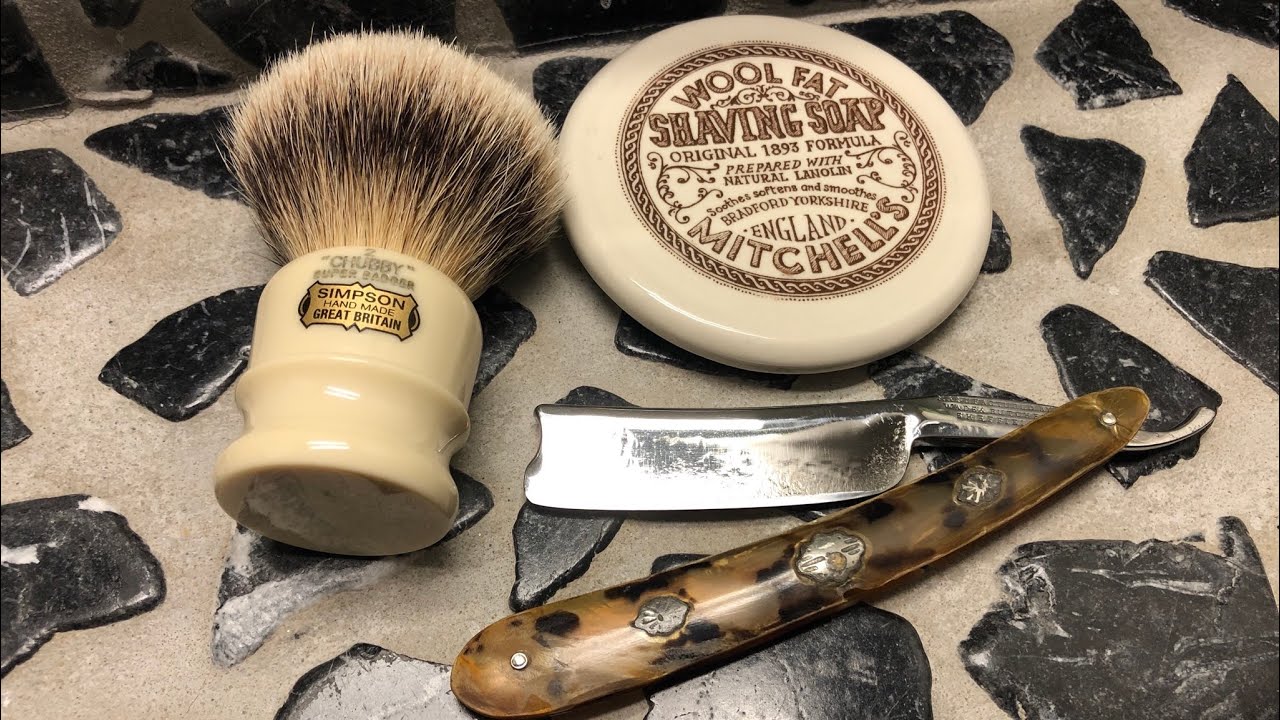 Mitchell’s Wool Fat | Simpson Chubby 2 | Wade & Butcher 7/8” wedge