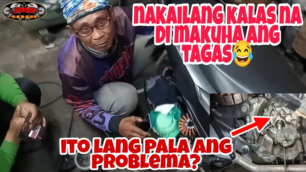 nakailang bukas na tagas ng tagas ang langis sa magnito! ito lang pala problema honda beat fi