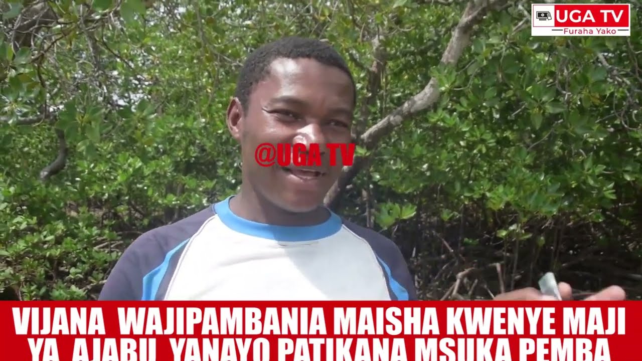 VIJANA WAJIPAMBANIA MAISHA KWENYE MAJI YA AJABU YANAYOPATIKANA MSUKA PEMBA