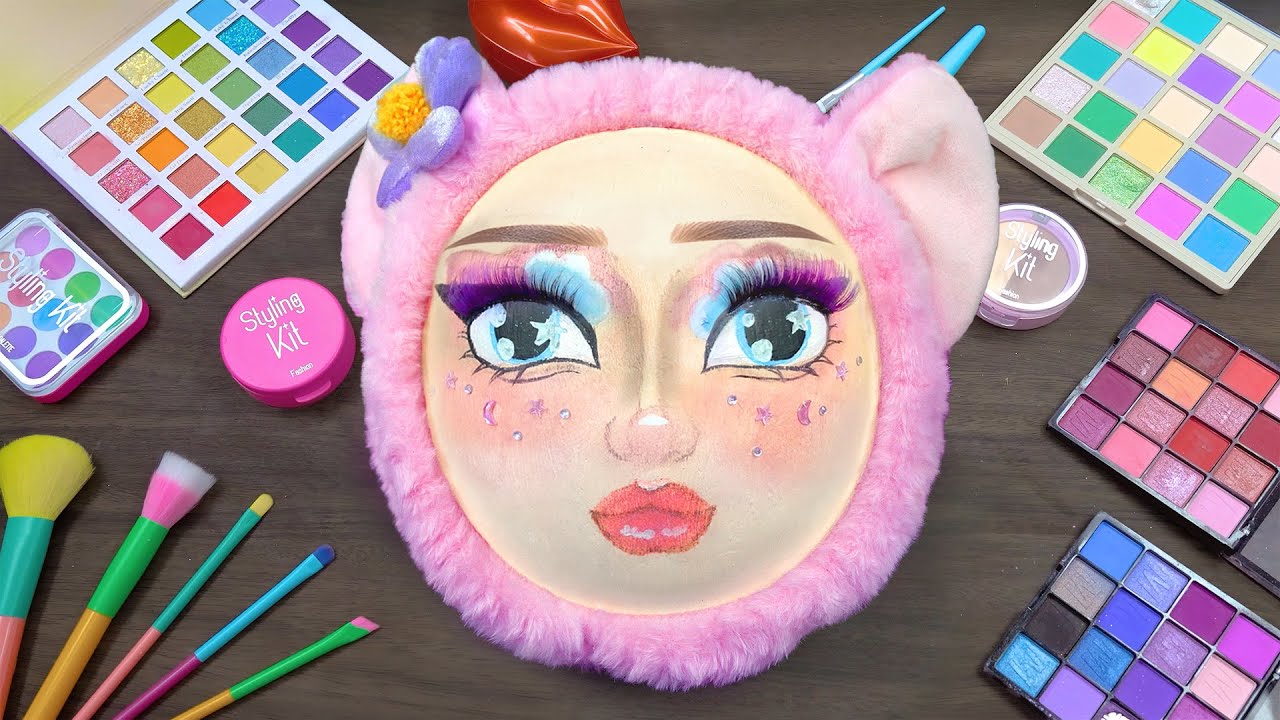 ASMR Fresh Watermelon Makeup 🍉🍃