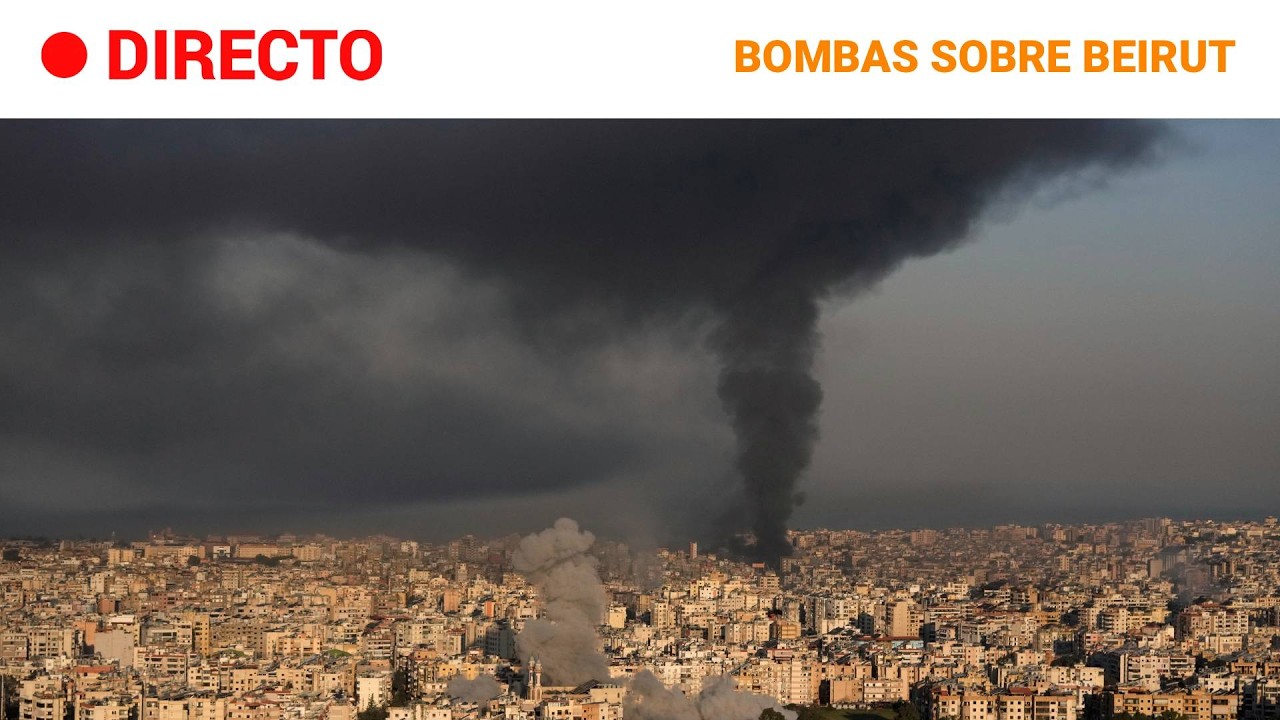 🔴 DIRECTO LÍBANO: ATAQUES del ejército de ISRAEL contra BEIRUT | RTVE Noticias