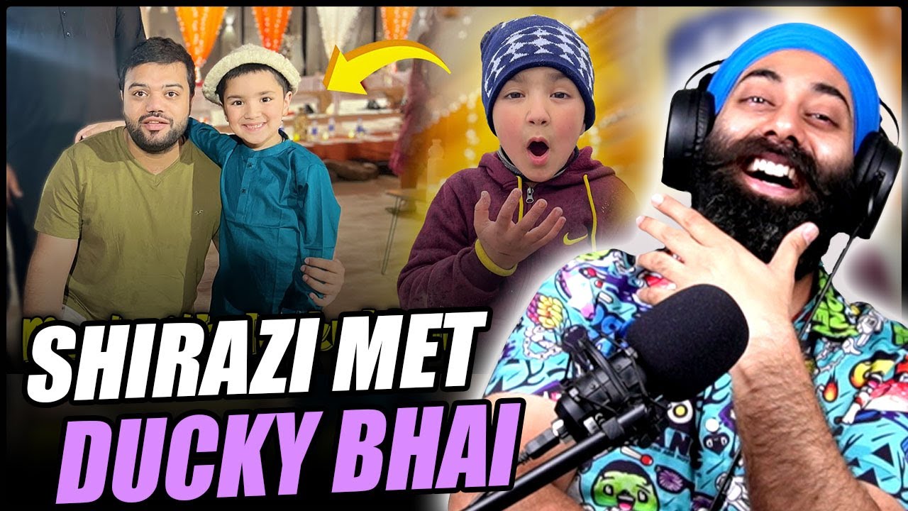 Shirazi Met Ducky Bhai 🥰 | Indian Reaction | PunjabiReel TV